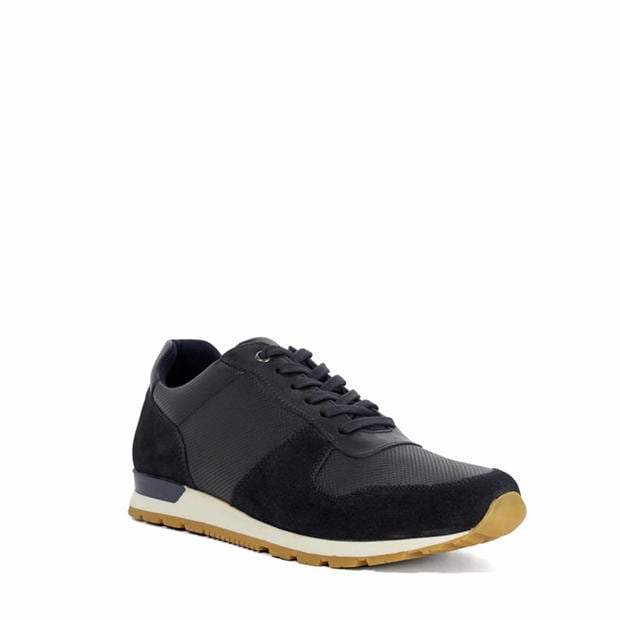 NAVY - Dune London - Men's Low-Top Trainers