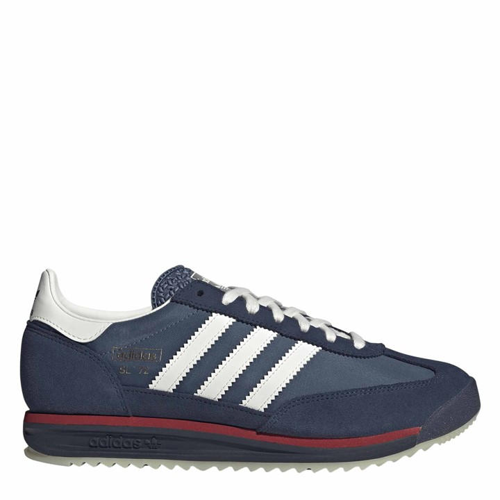 Adidas Originals Men's Blue Sl 72 Rs Shoes in Size 8.5, Sports Direct