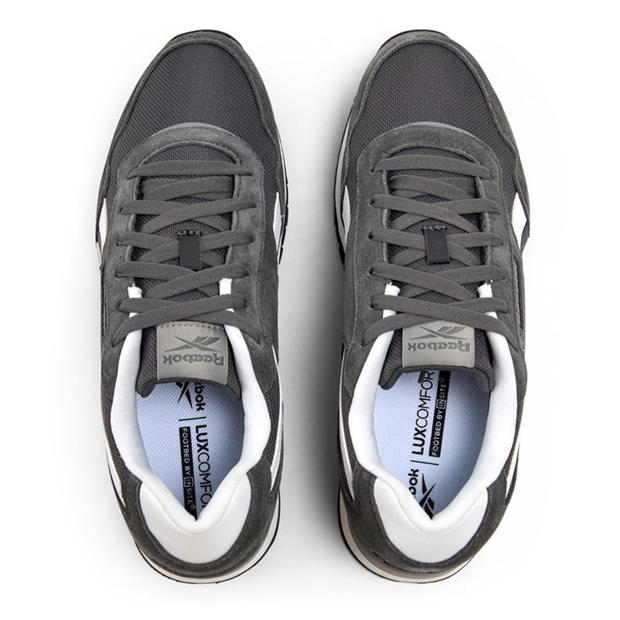Grey 5/White - Reebok - Men's Glide Trainers
