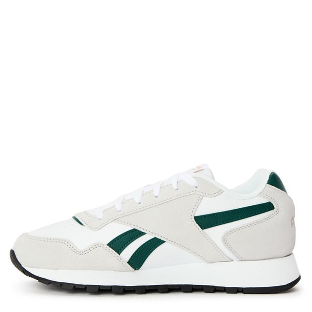 White/Green - Reebok - Men's Glide Trainers
