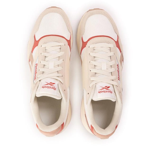 Chalk/Hoop Red - Reebok - Men's Glide Dmx Trainers