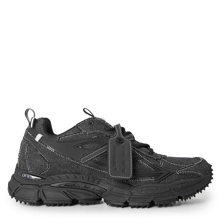 Off White Men's Black Denim Brb Trainers in Size 9, Sports Direct