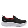 Black/Red - Skechers - GOwalk Flex Mens Slip On Trainers