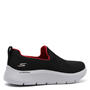 Black/Red - Skechers - GOwalk Flex Mens Slip On Trainers