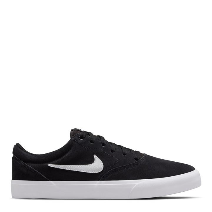 Nike Men's Black Charge Low Suede Shoes in Size 11, Sports Direct