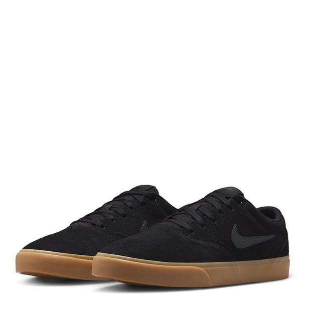 Black - Nike - Charge Low Suede Shoes Mens