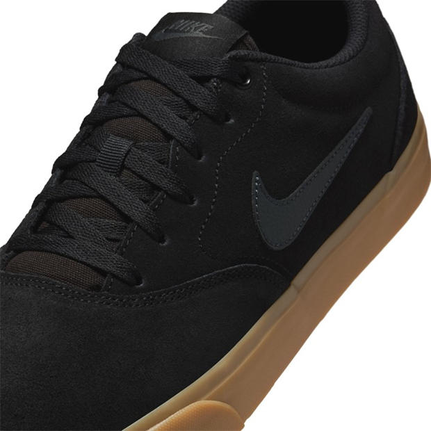 Black - Nike - Charge Low Suede Shoes Mens