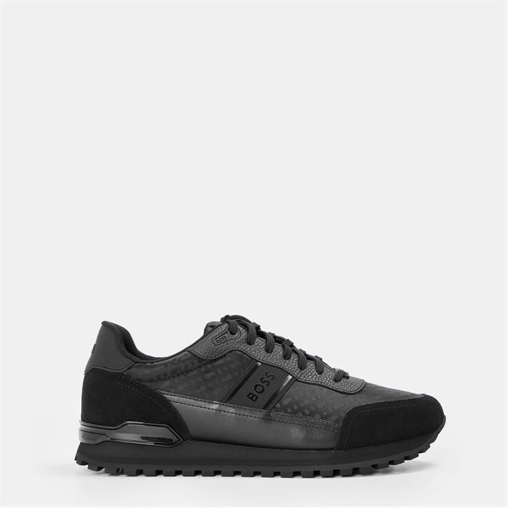 Boss Men's Black Parkour Running Trainers Dynamic Perfomance Design in Size 10, Sports Direct