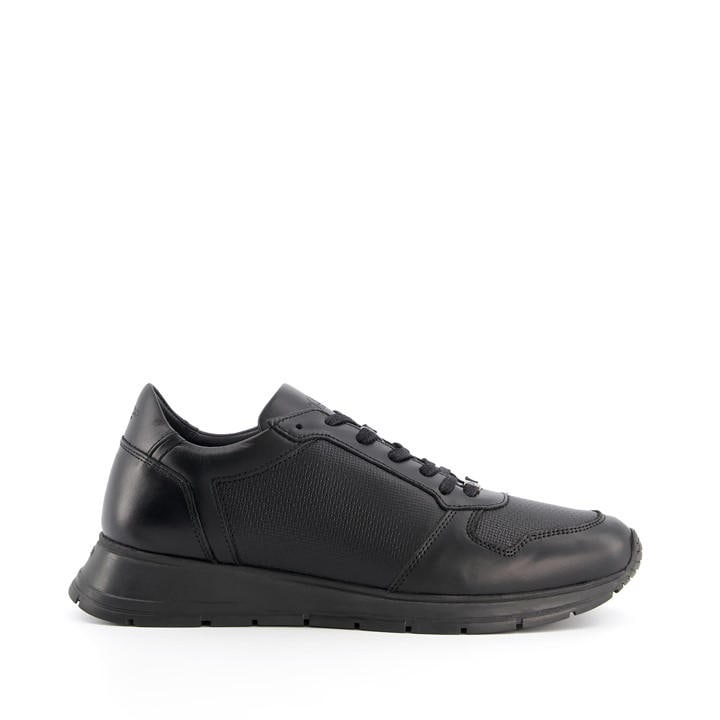Dune London Men's Black Treats Trainers in Size 9, Sports Direct