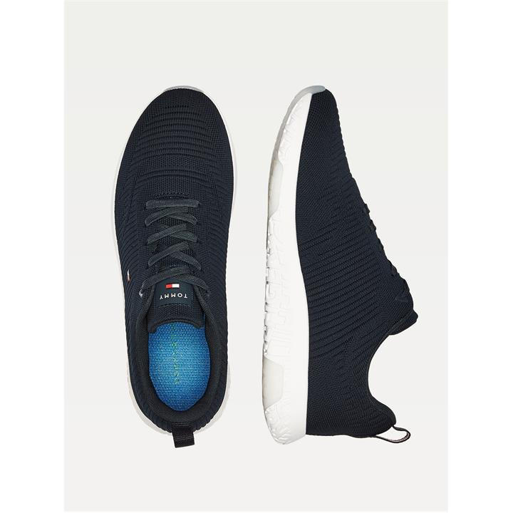 Tommy Hilfiger Men's Blue Tevo Run Trainers in Size 11, Sports Direct