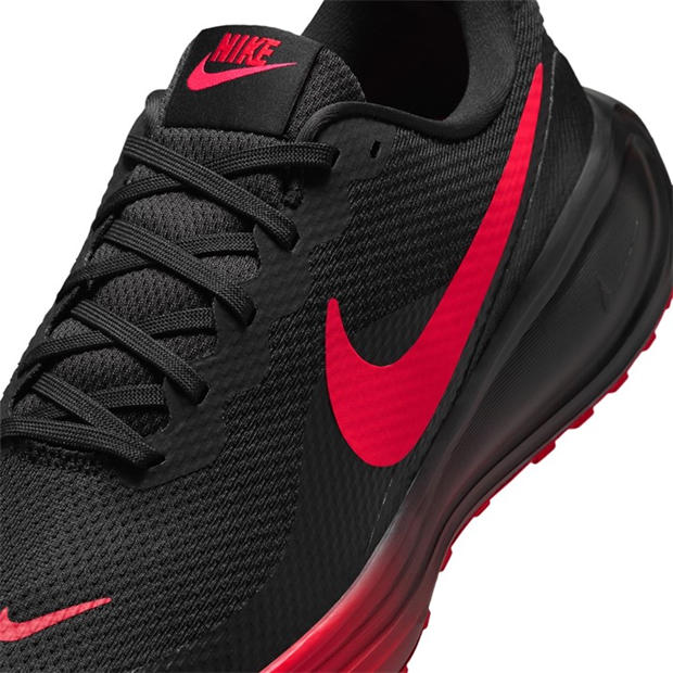 Blk/Red - Nike - Revolution 8 Road Running Shoes Mens