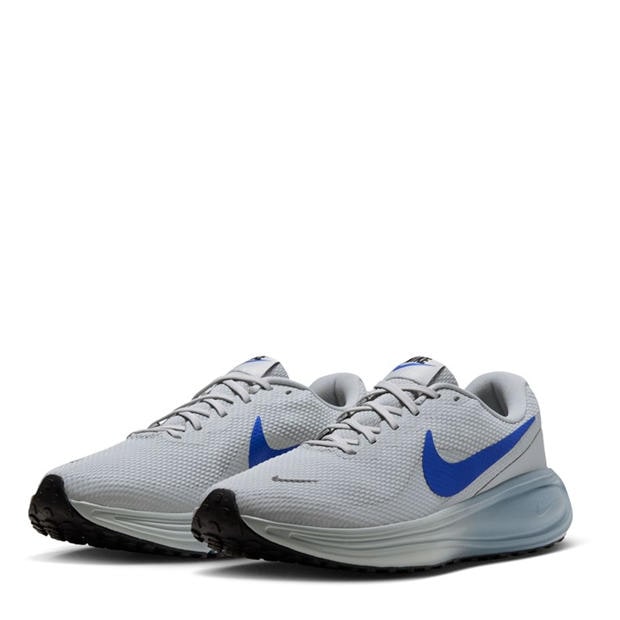 Grey Mist/Blue - Nike - Revolution 8 Road Running Shoes Mens