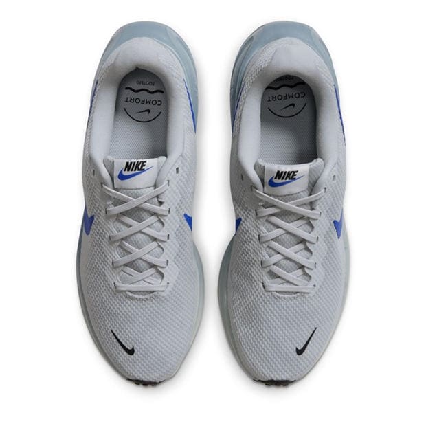 Grey Mist/Blue - Nike - Revolution 8 Road Running Shoes Mens