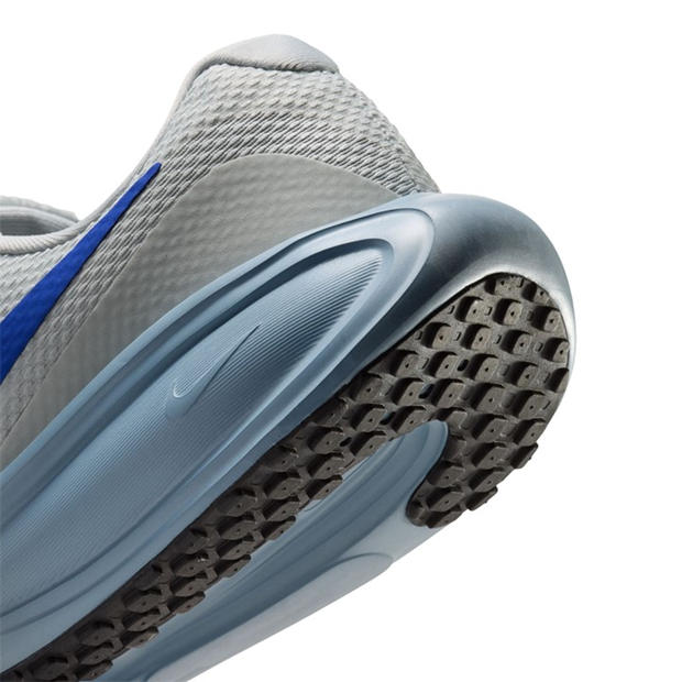 Grey Mist/Blue - Nike - Revolution 8 Road Running Shoes Mens