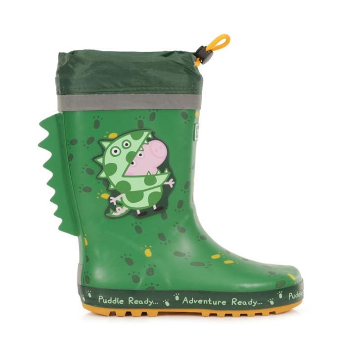Regatta  Kids Green Peppa Pig Puddle Wellington in Size C3, Sports Direct