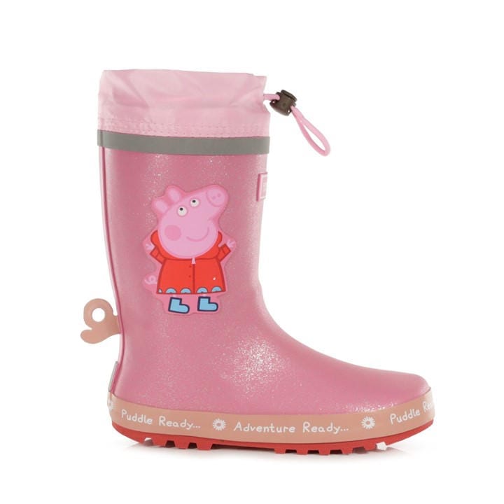 Regatta Girls Pink Peppa Pig Puddle Wellies in Size C13, Sports Direct