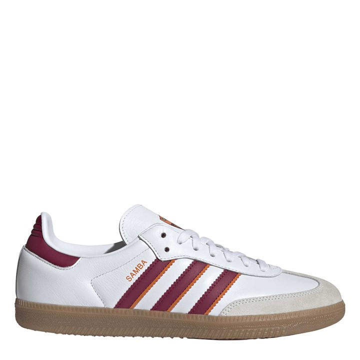 Adidas Men's White Samba Licensed Low-Top Trainers in Size 8, Sports Direct