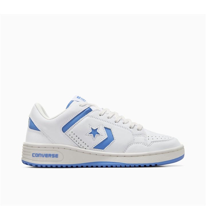 Converse  White  Weapon Classic Low-Top Trainers in Size 7, Sports Direct