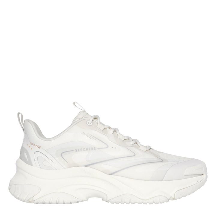 Skechers Men's White Classic Low-Top Trainers in Size 6.5, Sports Direct