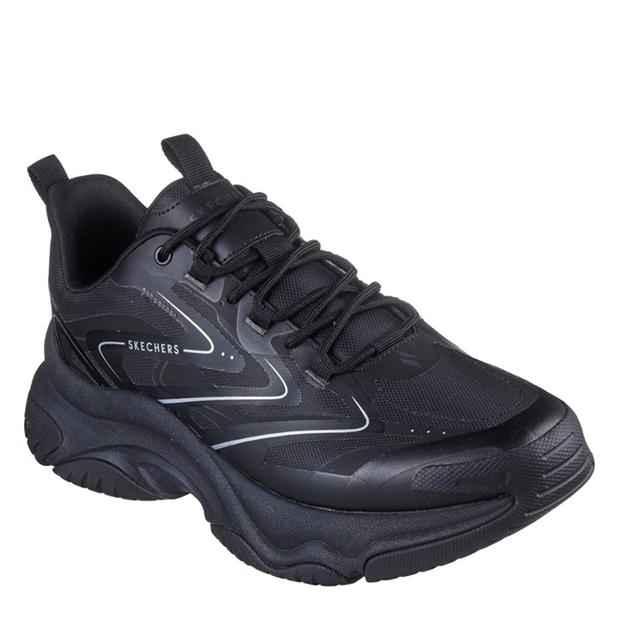 Black - Skechers - Men's Classic Low-Top Trainers