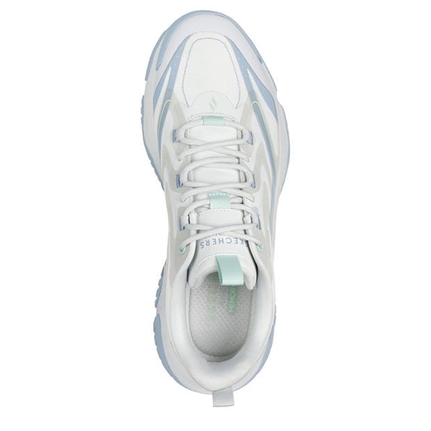 Grey Blue - Skechers - Men's Classic Low-Top Trainers