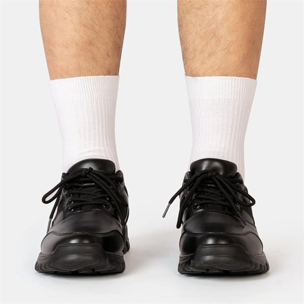 Black - Giorgio - Leather Mens shoes