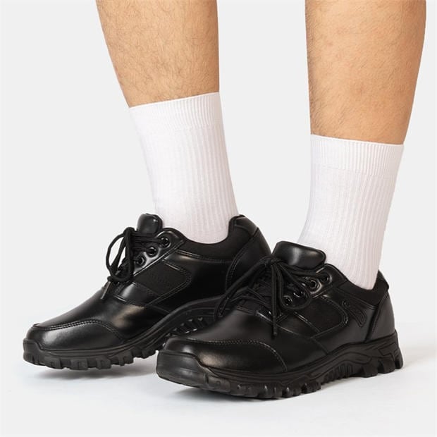 Black - Giorgio - Leather Mens shoes