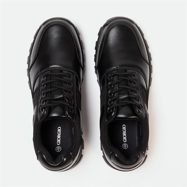 Black - Giorgio - Leather Mens shoes
