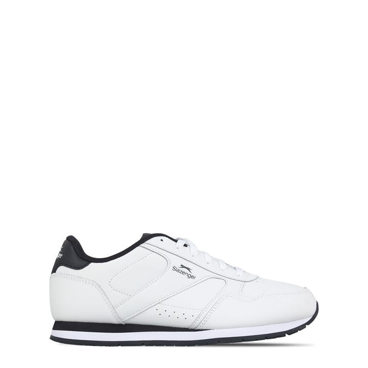 Slazenger Men's White Classic Trainers in Size 11, Sports Direct