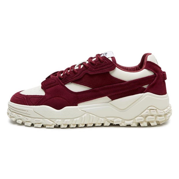 White/Tomato - Ellesse - Men's LUXE Classic Low-Top Trainers