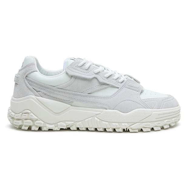 White - Ellesse - Men's LUXE Classic Low-Top Trainers