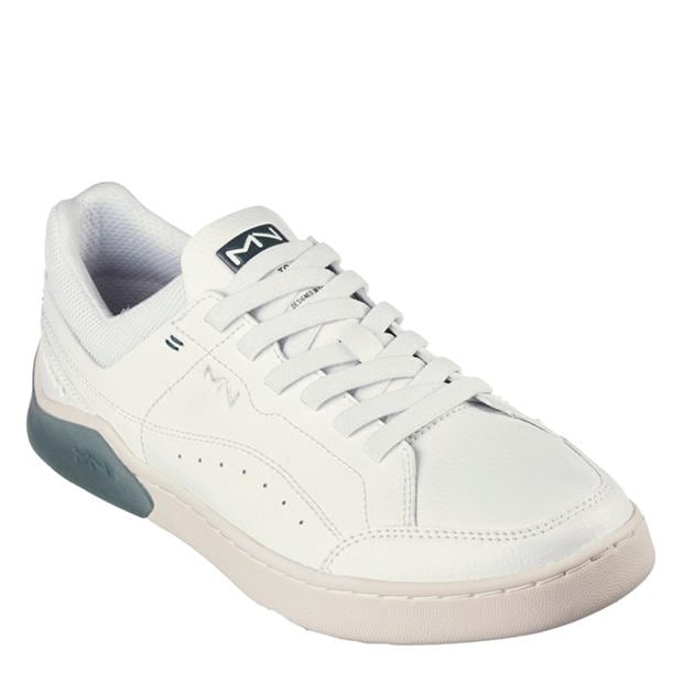 White/Green - Skechers - Men's New Cup Classic Low-Top Trainers