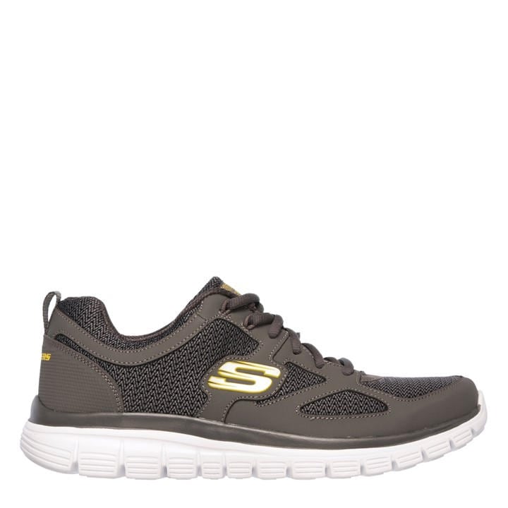 Skechers Men's Grey Flex Burns Agoura Trainers in Size 12, Sports Direct