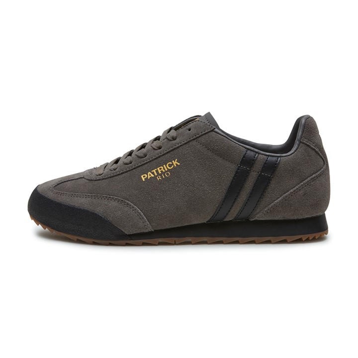 Patrick Men's Grey Rio Runner Heritage Low-Top Trainers in Size 9, Sports Direct