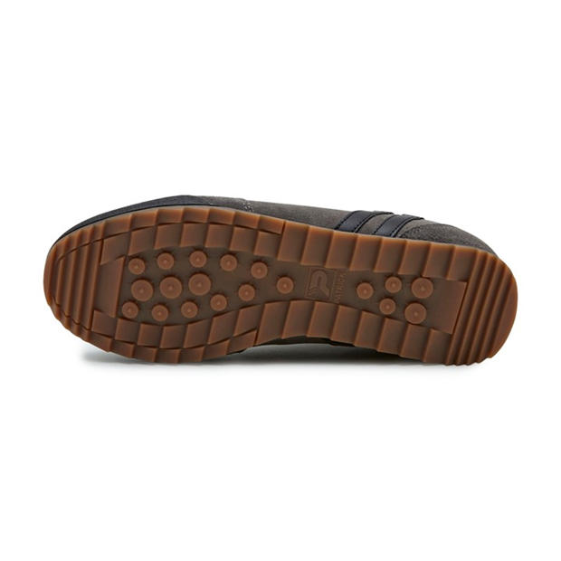 Charcoal/Black - Patrick - Men's Rio Runner Heritage Low-Top Trainers