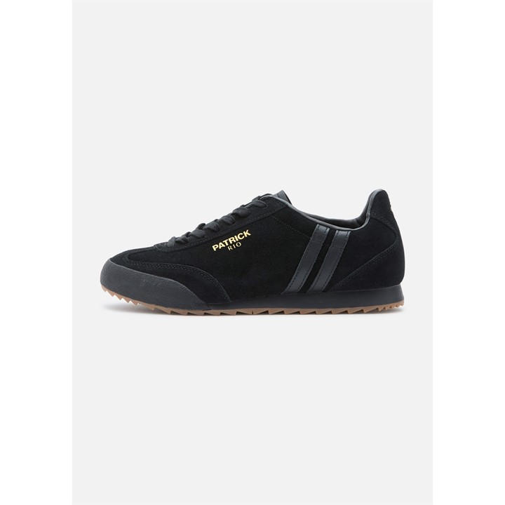Patrick Men's Black Rio Runner Heritage Low-Top Trainers in Size 11, Sports Direct