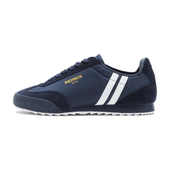 Patrick Men's Blue Rio Runner Heritage Low-Top Trainers in Size 8, Sports Direct