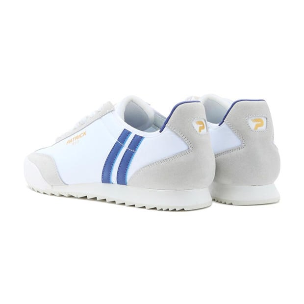 White/Blue - Patrick - Men's Rio Runner Heritage Low-Top Trainers