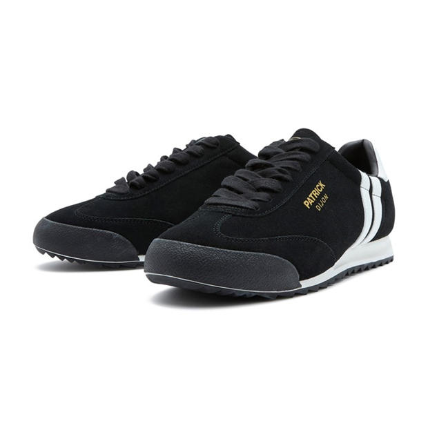Black/White - Patrick - Men's Heritage Low-Top Trainers