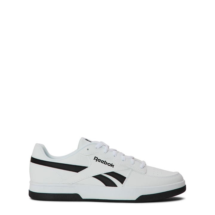Reebok Men's White Prime Serve Classic Low-Top Trainers in Size 7.5, Sports Direct