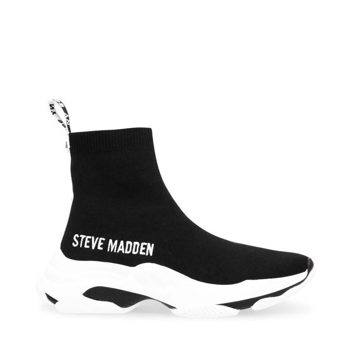 Steve Madden Women's Black Mastery Trainers in Size 3, Sports Direct