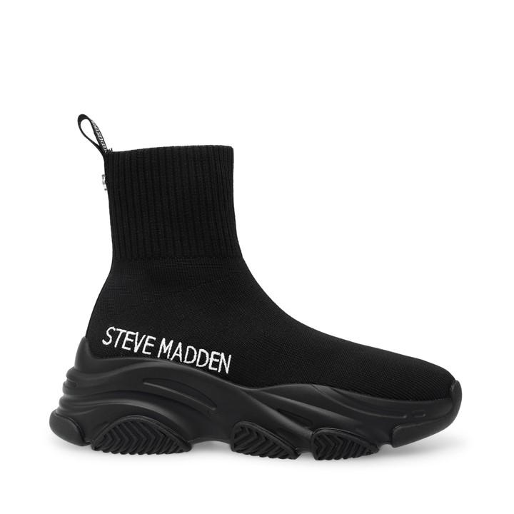 Steve Madden Women's Black Prodigy Trainers in Size 5, Sports Direct