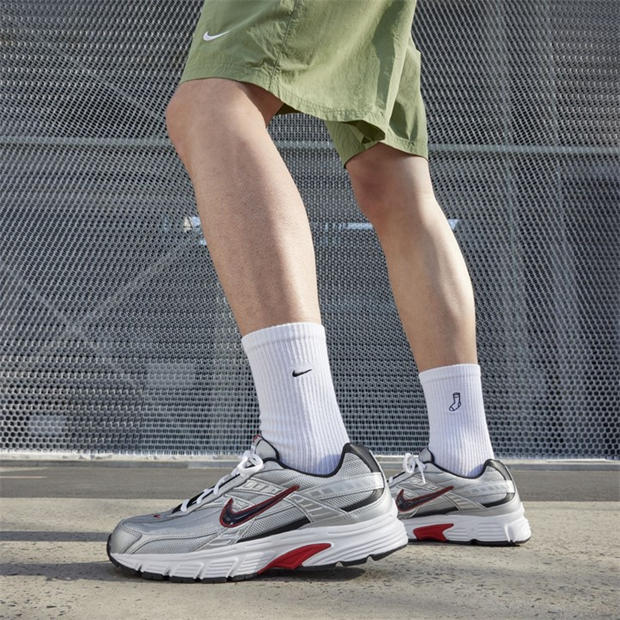 Silver/Blk/Red - Nike - Initiator Men's Running Shoes
