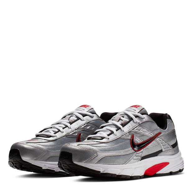 Silver/Blk/Red - Nike - Initiator Men's Running Shoes