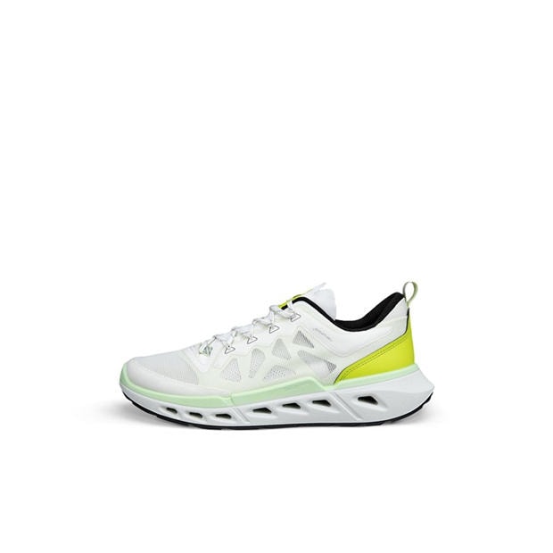 White/Lime - Ecco - Men's Trainers