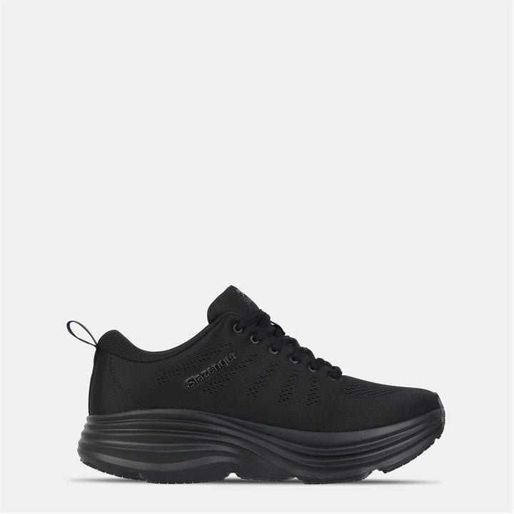Slazenger Men's Black Mesh Trainers in Size 10, Sports Direct