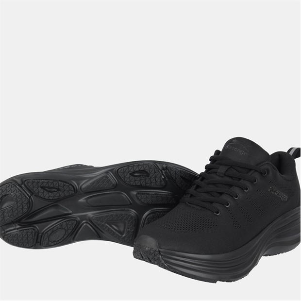 Black/Black - Slazenger - Mesh Trainers Mens