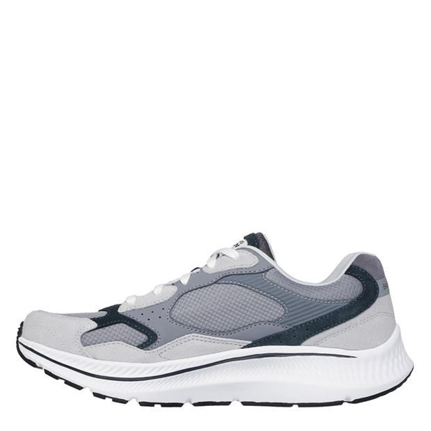 Grey Leather - Skechers - GO RUN Consistent 2.0 - Retro Runner Mens Trainers