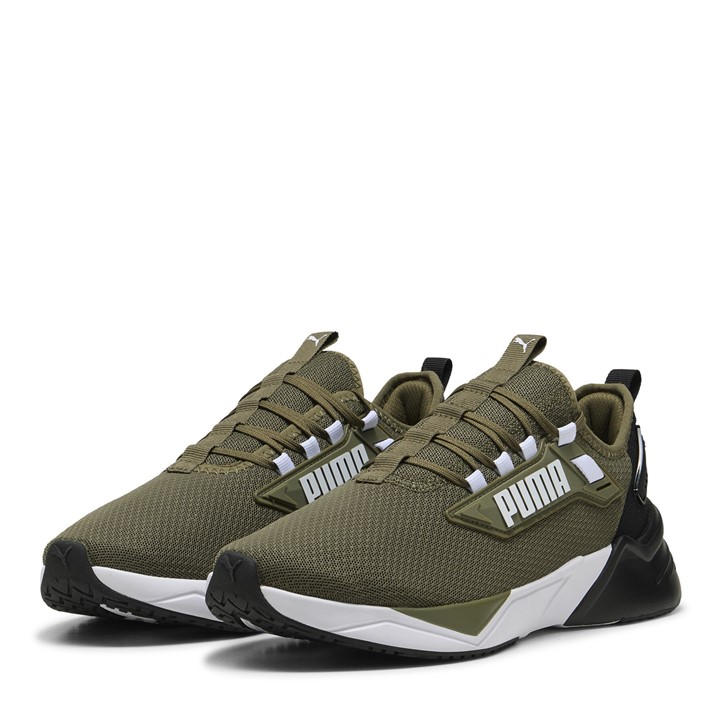 Puma Men's Green Retaliate 3 Runners in Size 11, Sports Direct