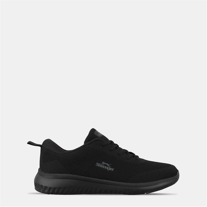 Slazenger Men's Black Jenson Trainer in Size 8.5, Sports Direct